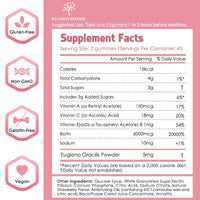 Revitalize Your Beauty with Women’s Biotin 6000mcg Gummies - Boost Hair Growth, Achieve Glowing Skin, Delicious Strawberry Flavor, 90 Count