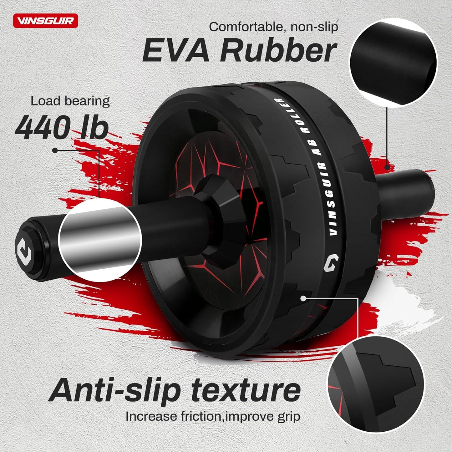 Ultimate Ab Roller Wheel - Transform Your Core and Full-Body Strength Training with Comfortable Knee Pad Accessories