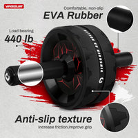 Ultimate Ab Roller Wheel - Transform Your Core and Full-Body Strength Training with Comfortable Knee Pad Accessories