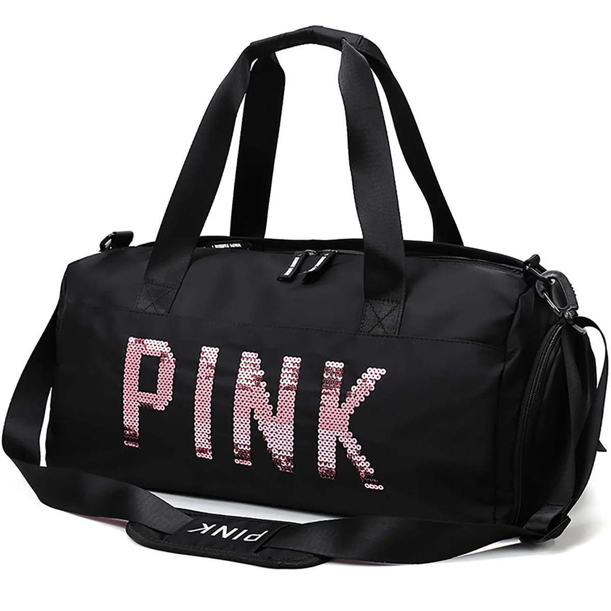 Gym Bag Sports Travel Duffel Bags for Women Weekender Overnight Tote Carry on Bag with Shoes Compartment Blue