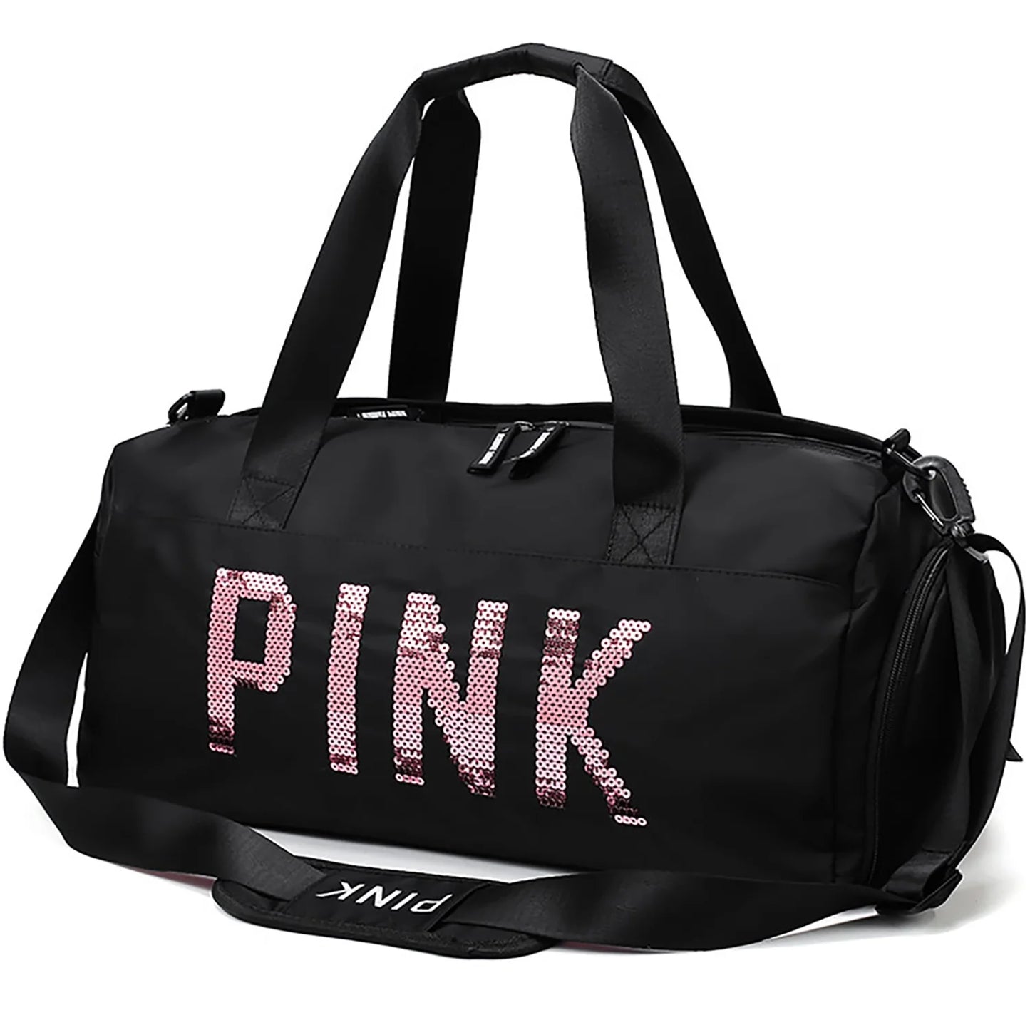 Gym Bag Sports Travel Duffel Bags for Women Weekender Overnight Tote Carry on Bag with Shoes Compartment Blue