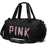 Gym Bag Sports Travel Duffel Bags for Women Weekender Overnight Tote Carry on Bag with Shoes Compartment Blue