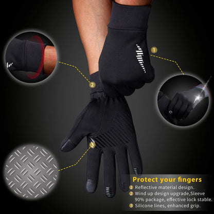 Winter Gloves Women Men Gloves Thermal Warm Touch Screen, Perfect for Cycling, Running, Driving, Hiking, Walking, Texting, Freezer Work, Gardening, and Daily Activities SRG102 Winter Gloves Full Finger